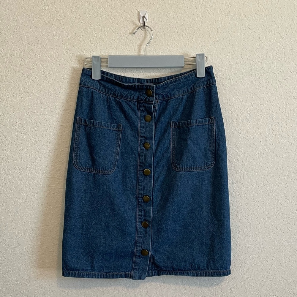 Roolee Denim Mini Skirt